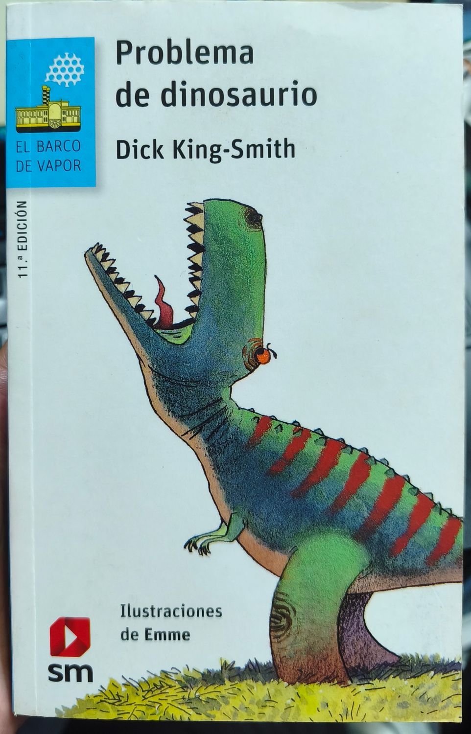 SH16 Problema de Dinosaurio Libro Dick King Smith Español