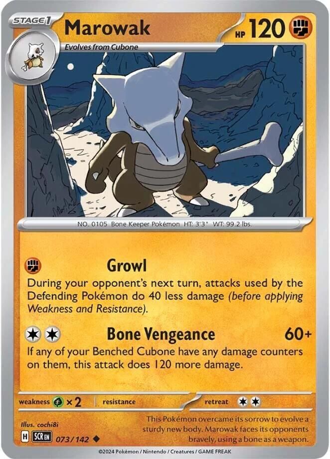 SH3 Marowak - SV07: Stellar Crown (SCR)