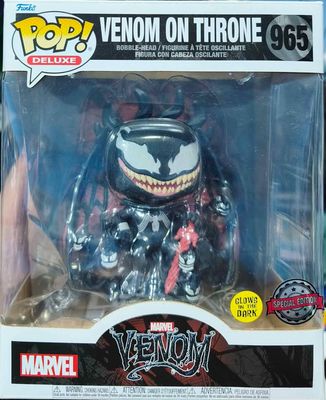 SJ1 Venom on Throne Figura Funko Pop 965 Glows Special Edition Deluxe