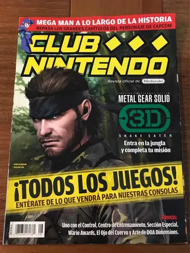 SH1 Club Nintendo Revista Ano 20 Numero 8 Metal Gear