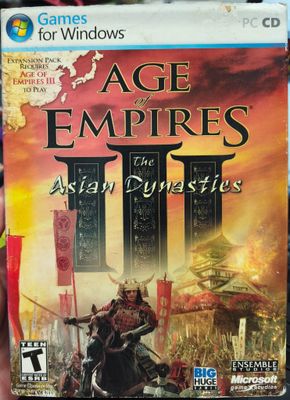 SH1 Age of Empires 3 The Asían Dynasties PC Game Usado Completo
