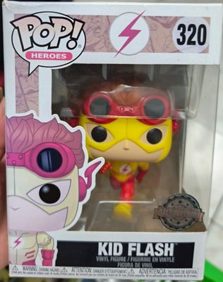 SH16 Kid Flash Figura Funko Pop 320 Special Edition Sunfade