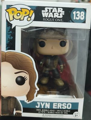 SH16 Jyn Erso Figura Funko Pop 138 Star Wars Rogue One *Caja Dañada*