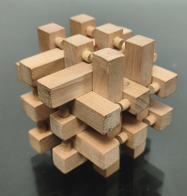 SH2 Juego de Ingenio Cubo de Madera Juego