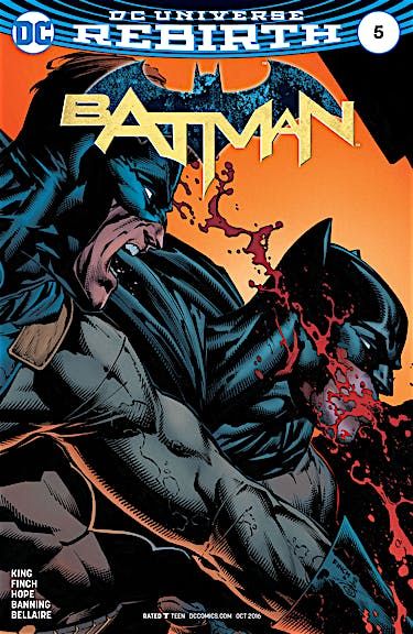 SH16 Batman Comic Issue 5 Rebirth Ingles