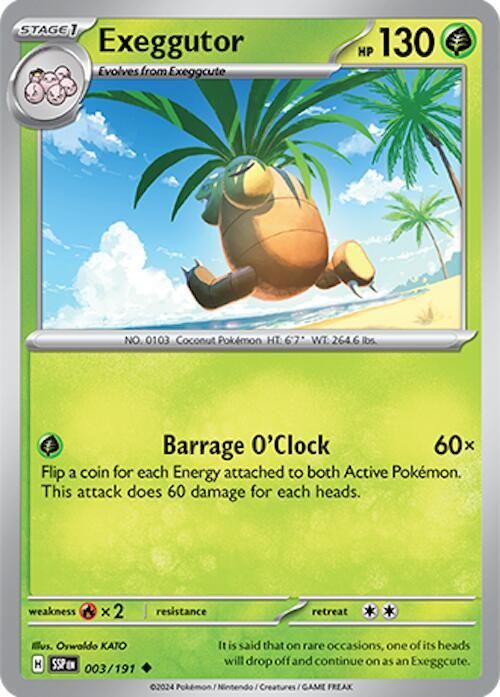 SH3 Exeggutor - SV08: Surging Sparks (SSP)