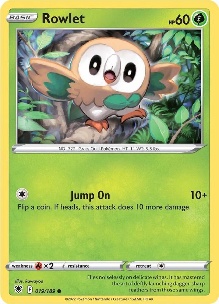 SH3 Rowlet - SWSH10: Astral Radiance (SWSH10)