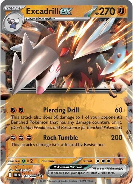 SH3 Excadrill ex - SV: Black Bolt (BLK)