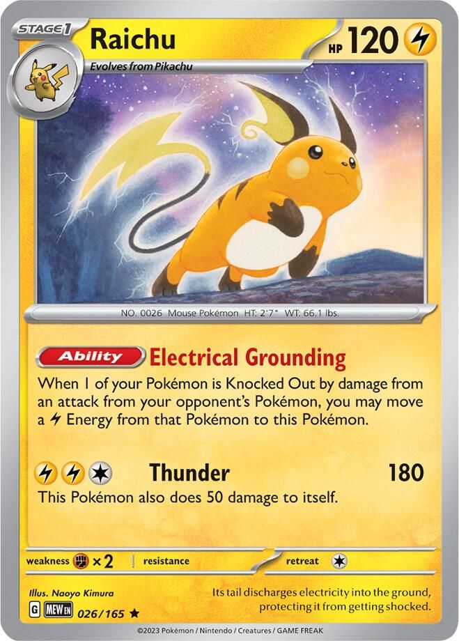 SH3 Raichu - SV: Scarlet &amp; Violet 151