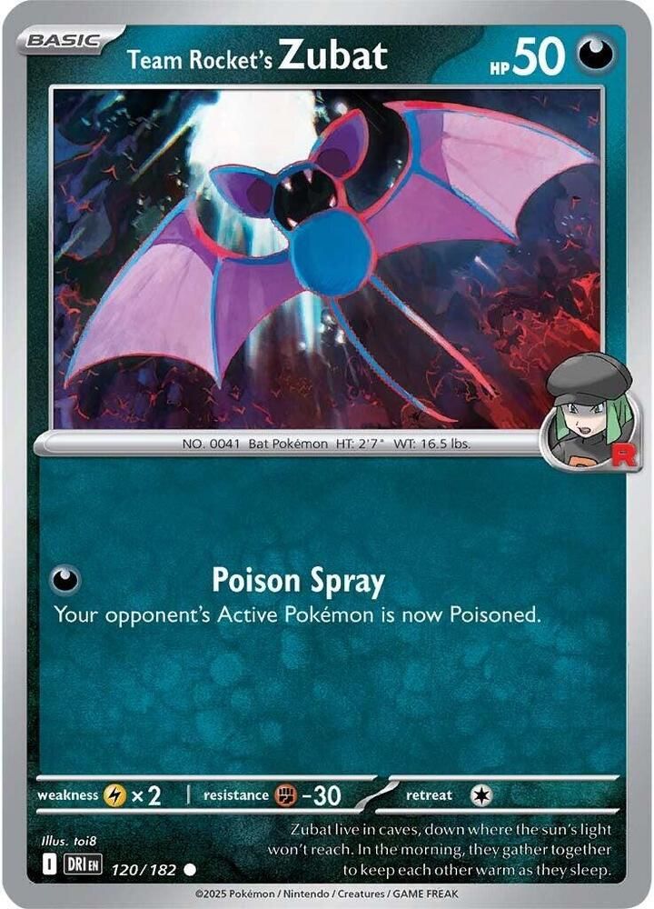 SH3 Team Rocket's Zubat - SV10: Destined Rivals (DRI)
