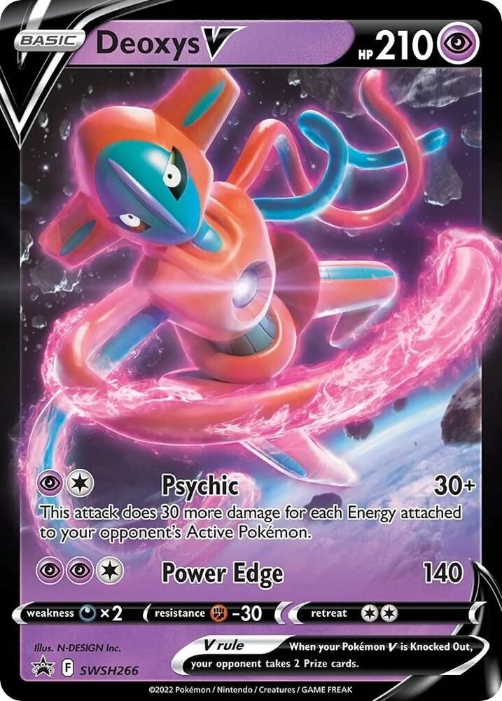SH3 Deoxys V - SWSH266 - SWSH: Sword &amp; Shield Promo Cards (SWSD)