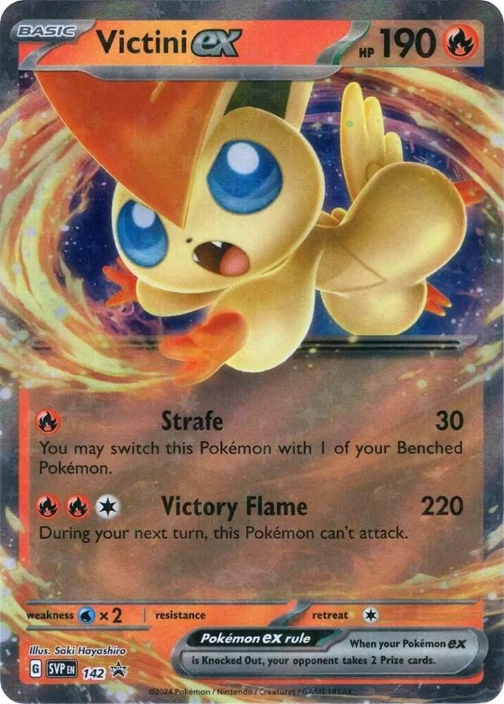 SH3 Victini ex - 142 - SV: Scarlet &amp; Violet Promo Cards (SVP)
