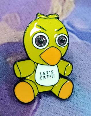 KM Pin de Metal Esmaltado, Chica Five Nights at Freddy's