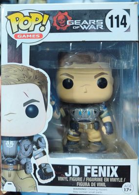 SH16 JD Fenix Figura Funko Pop 114 Gears of War Figura Caja Dañada