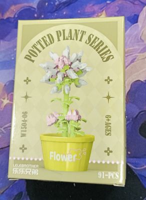 KM Flor Lirio Miniblocks Potted Plant Series