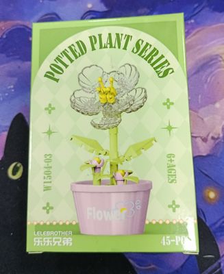 KM Flor Transparente Miniblocks Potted Plant Series