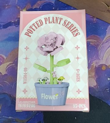 KM Flor Rosa Miniblocks Potted Plant Series