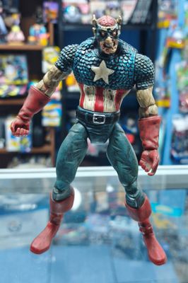 SH1 Captain America Zombie Marvel Select 7 Pulgadas
