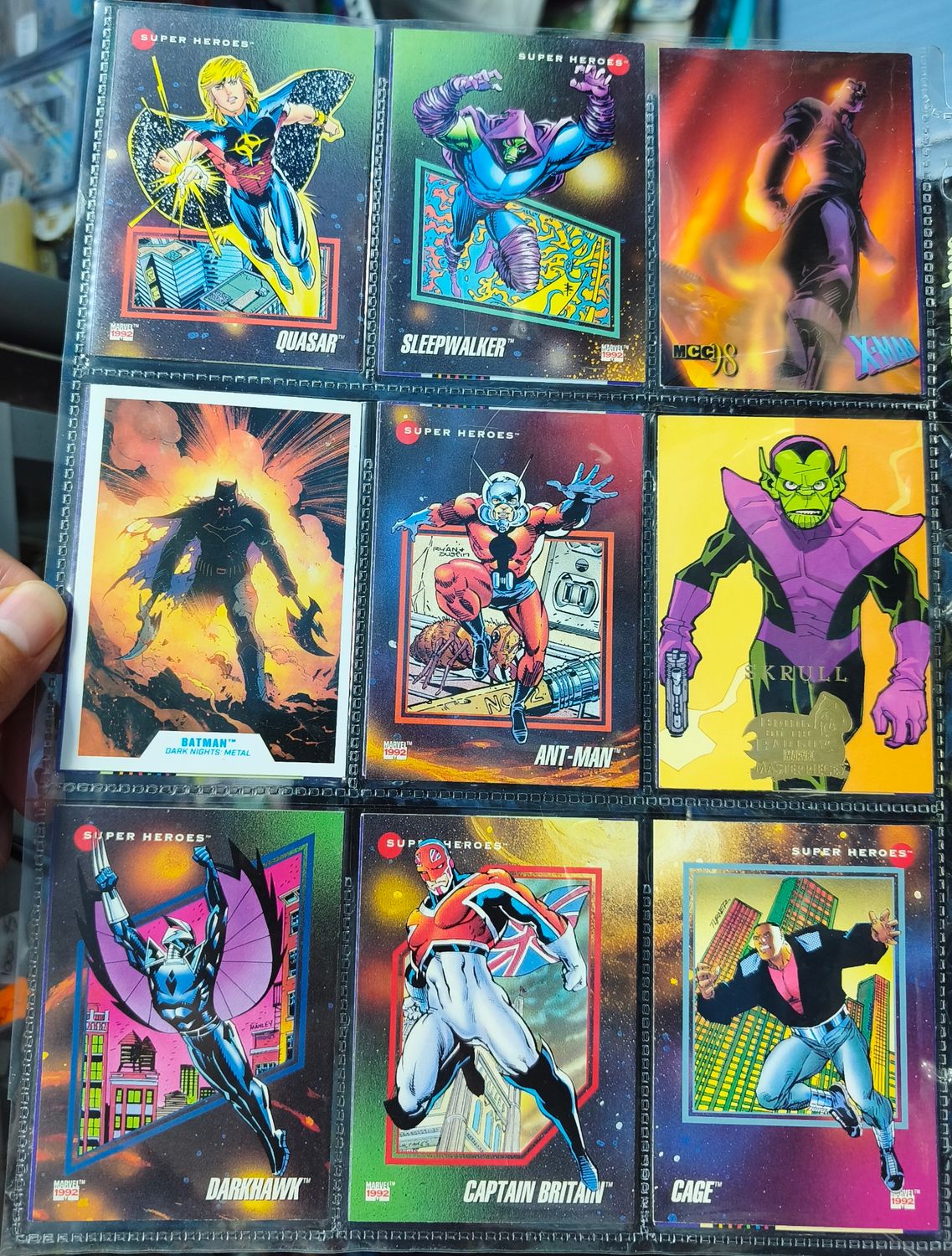 SH1 Cartas Comics Set de 9