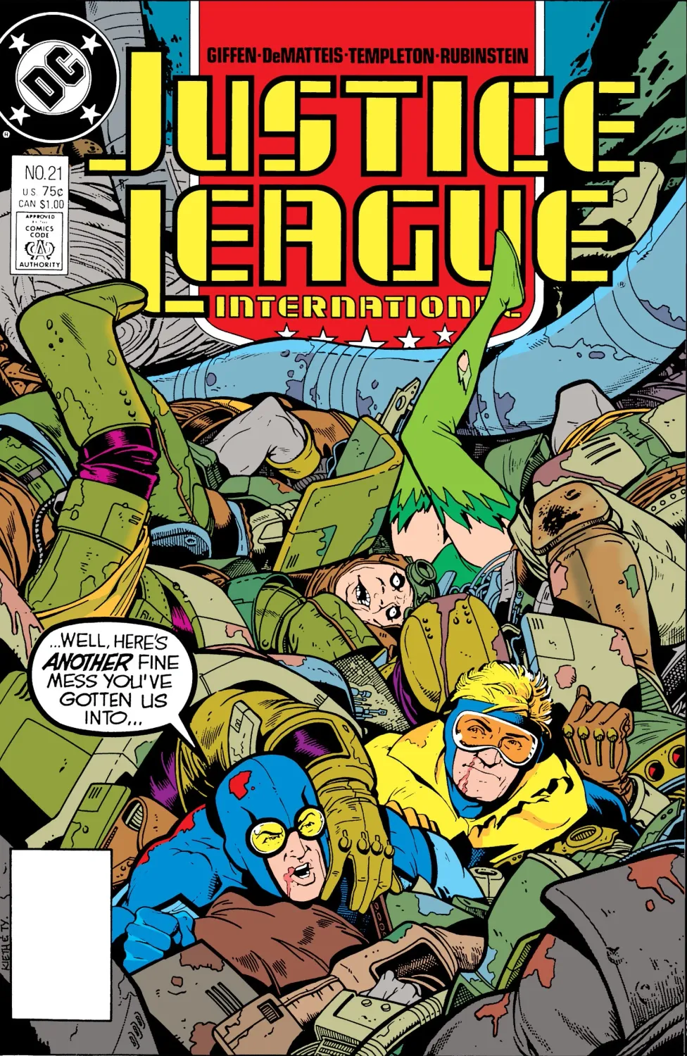 SH16 Justice League International Comic Issue 21 DC Ingles