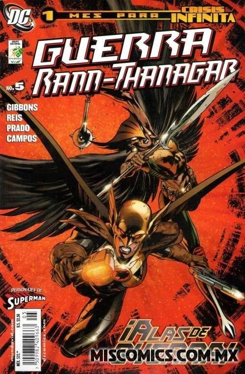 SH16 Guerra Rann Thanagar Comic Issue 5 Espanol