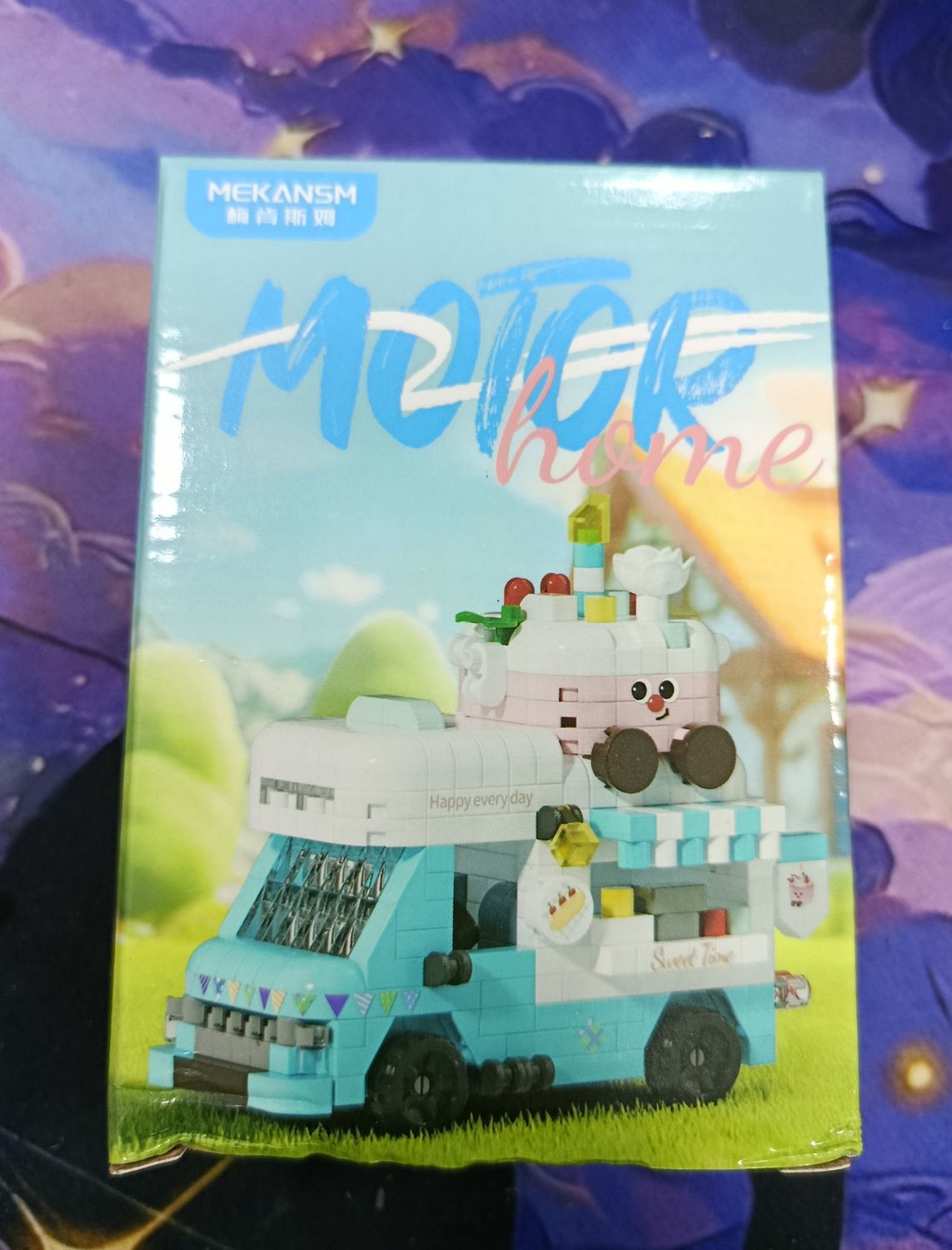 KM Mini Food Truck Mini bloques Azul