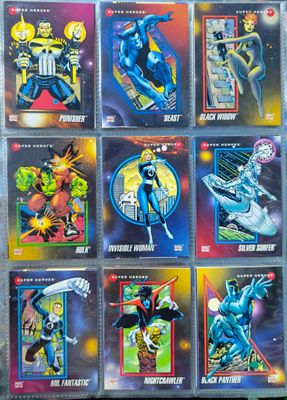 SH1 Cartas Coleccionables Comics Set de 9 Cartas