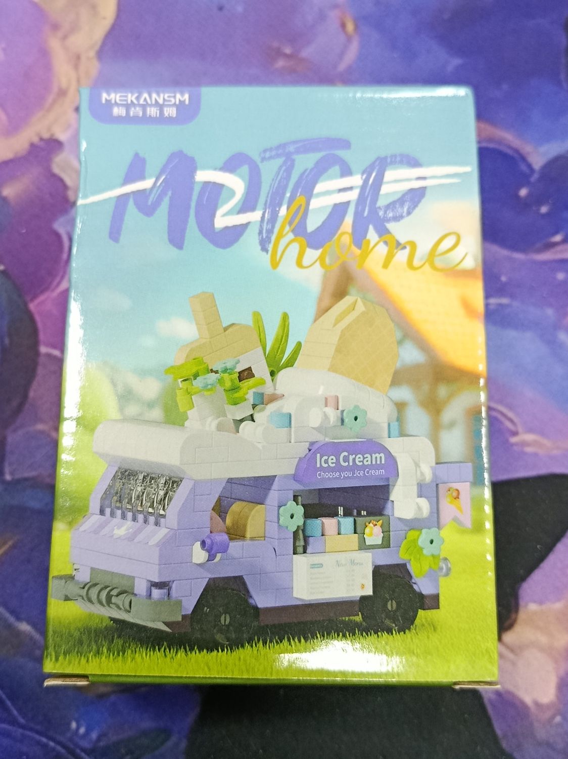 KM Mini Food Truck Mini bloques Lila