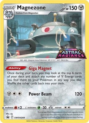 SH3 Magnezone - SWSH208 - SWSH: Sword &amp; Shield Promo Cards (SWSD) Holo