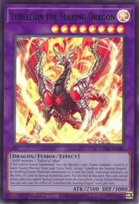 SH3 Lubellion the Searing Dragon - THE CHRONICLES DECK: The Fallen &amp; The Virtuous (All-Foil Edition) (CH01) Ultra