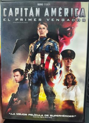 SH16 Capitan América El Primer Vengador DVD Original Usado Completo