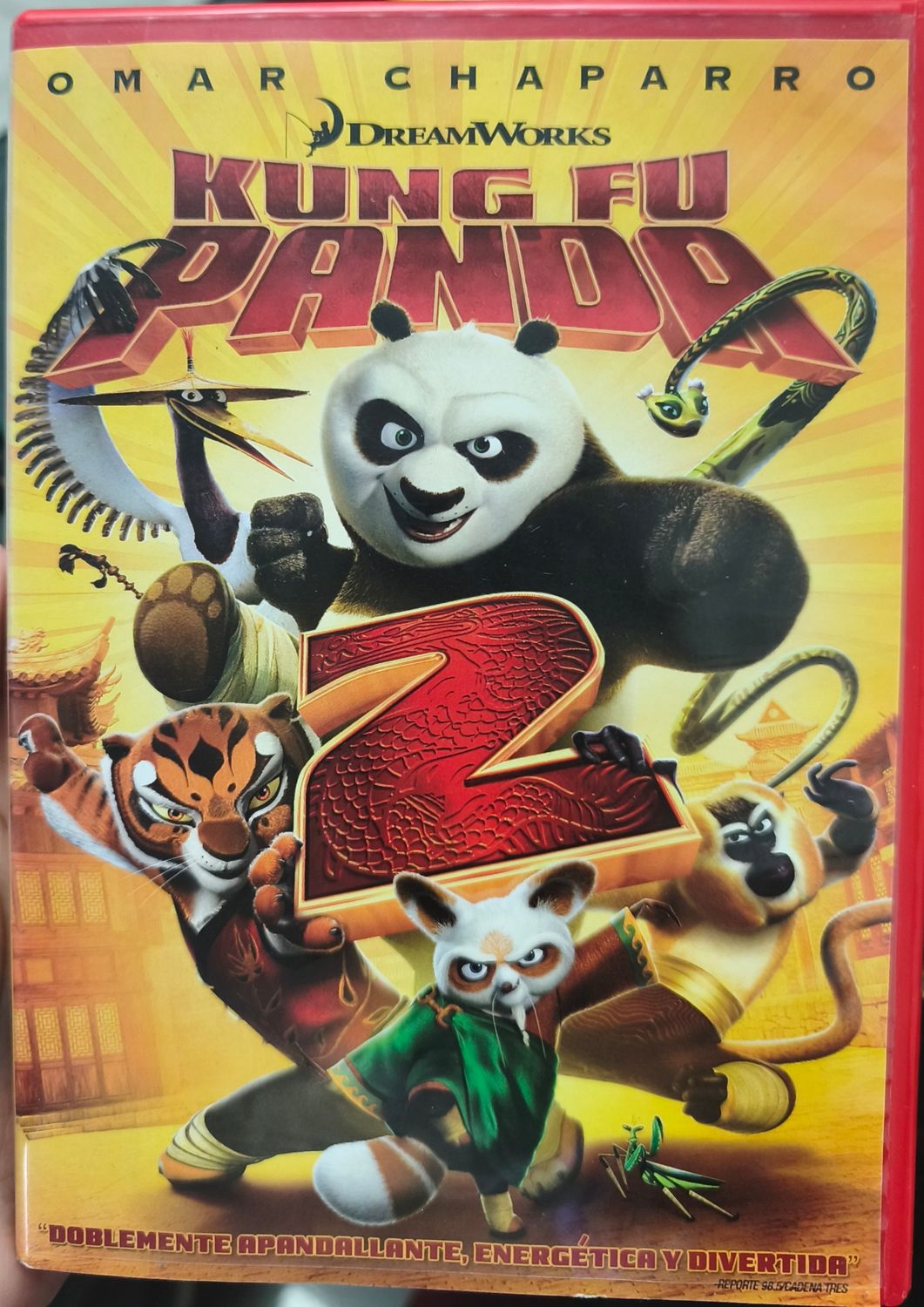 SH16 Kung Fu Panda 2 DVD Original Usado Completo Español Ingles