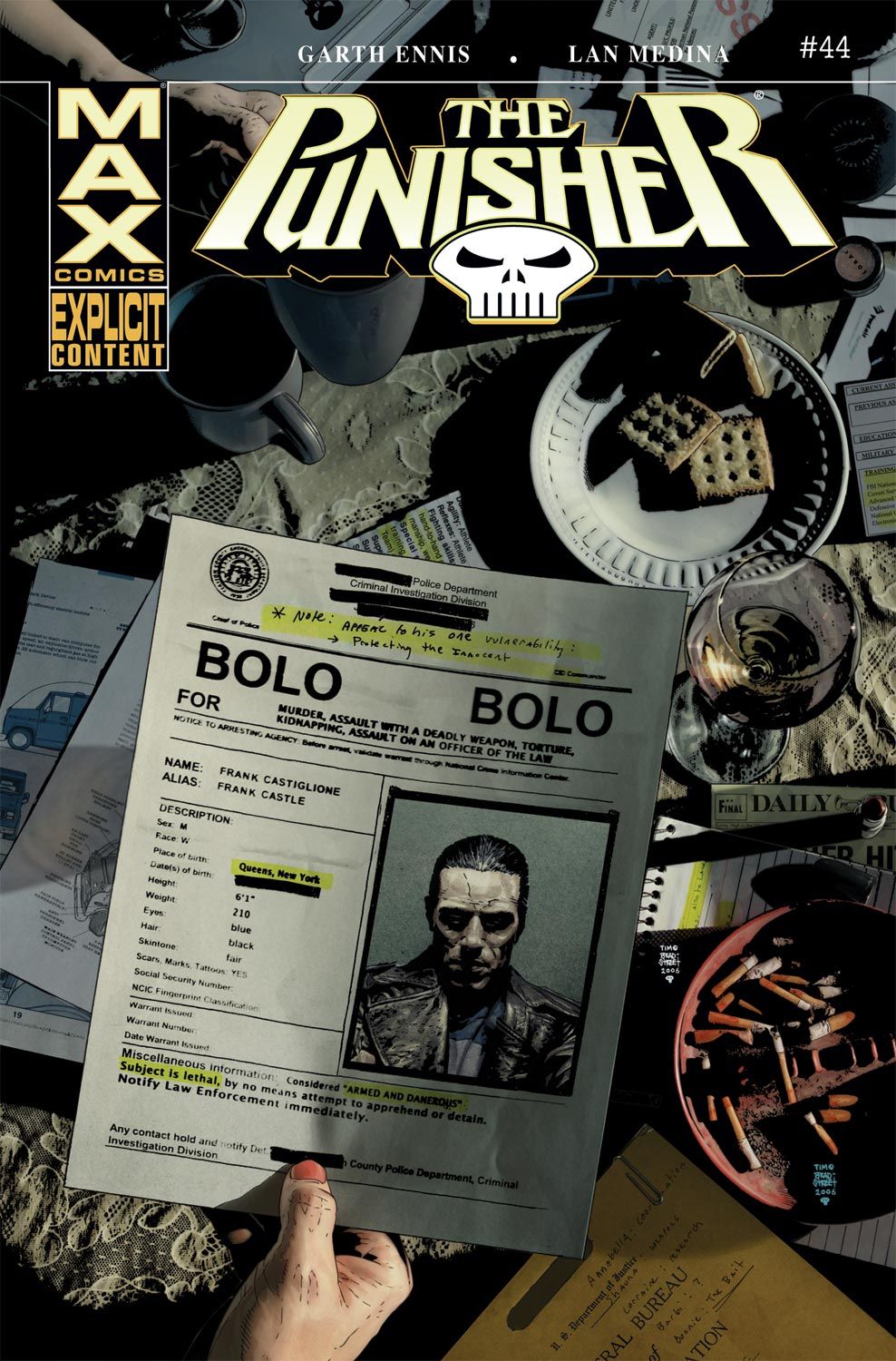 SH1 The Punisher Comic Issue 44 Max Comics