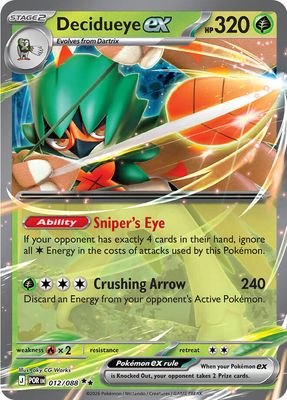SJF Decidueye ex - 012/088 - ME03: Perfect Order (POR)