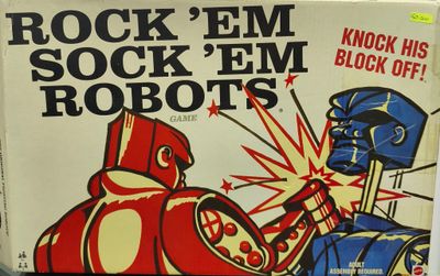 SH1 Rock En Sock En Robots Game Juego de Mesa