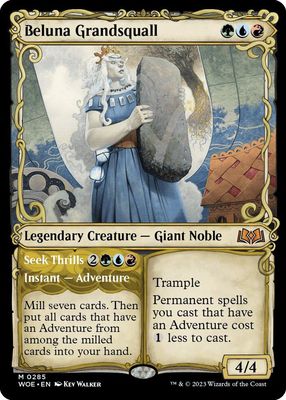 SH4 GA Beluna Grandsquall (Showcase) - Wilds of Eldraine (WOE) Foil