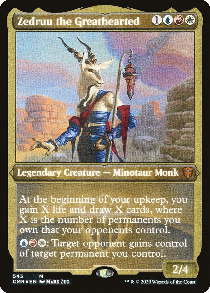SJF Zedruu the Greathearted (Foil Etched) - Commander Legends (CMR)