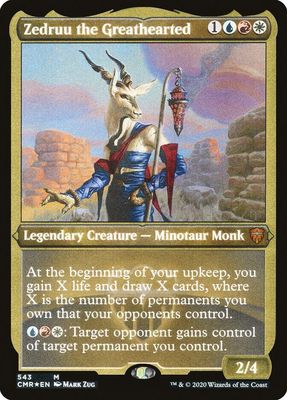 SJF Zedruu the Greathearted (Foil Etched) - Commander Legends (CMR)