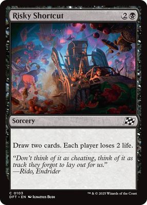 SH4 Risky Shortcut - Aetherdrift (DFT) Foil