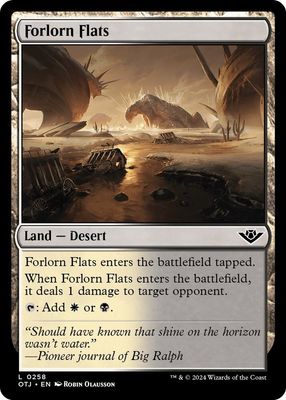 SH1 Forlorn Flats - Outlaws of Thunder Junction (OTJ) Foil