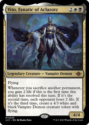 SH4 Vito, Fanatic of Aclazotz - The Lost Caverns of Ixalan (LCI) Foil