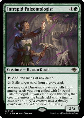SH4 Intrepid Paleontologist - The Lost Caverns of Ixalan (LCI) Foil