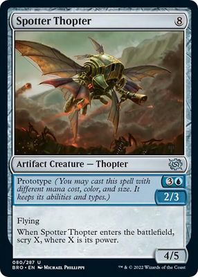 SH4 Spotter Thopter - The Brothers' War (BRO) Foil
