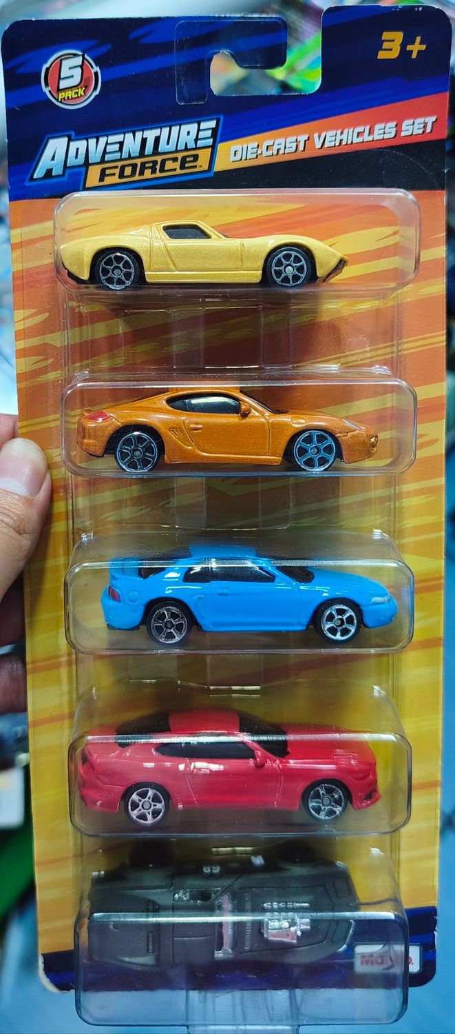 SH1 Adventure Force Maisto 5 Pack Autos de Colección Carros