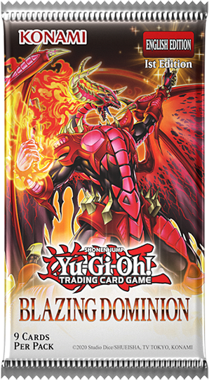 SJ1 Blazing Dominion Booster Pack Yugioh Card Game