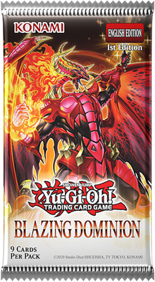 SJ1 Blazing Dominion Booster Pack Yugioh Card Game
