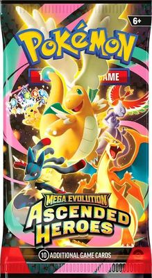 SJ1 Ascended Heroes Booster Pack Pokemon TCG