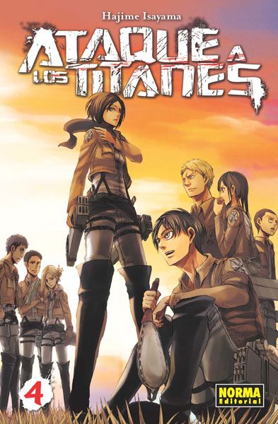SH1 Ataque de los Titanes Manga Volumen 4 Espanol Norma