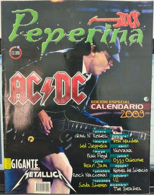 SH1 Peperina Rock Revista Edición Especial Calendario 2009 Sin Poster