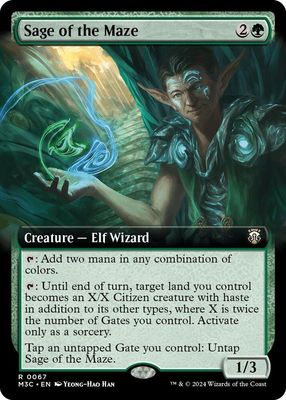 SH4 Sage of the Maze (Extended Art) - Commander: Modern Horizons 3 (M3C)